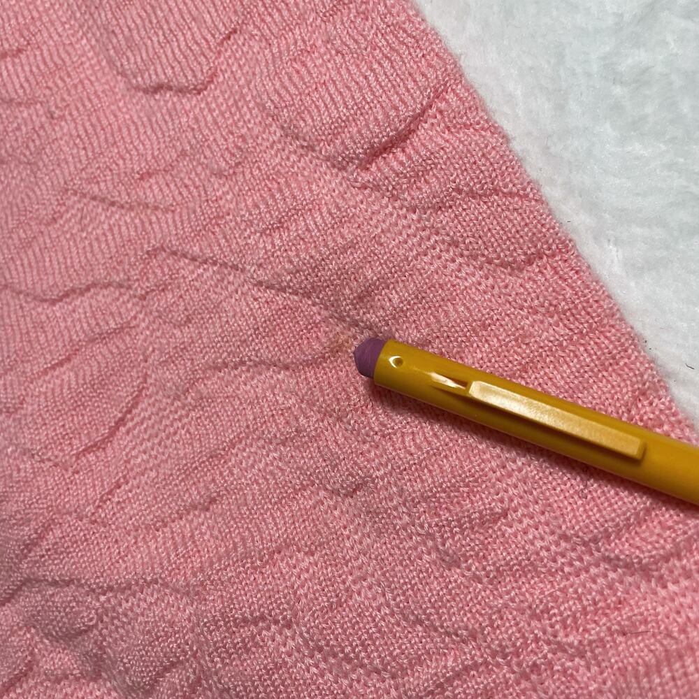 Vintage Tyrolia by Head Textured Knit Turtleneck Sweater Baby Pink Size Medium - Picture 4 of 7